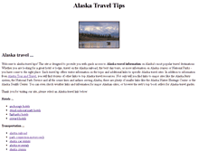 Tablet Screenshot of alaskaparks.com